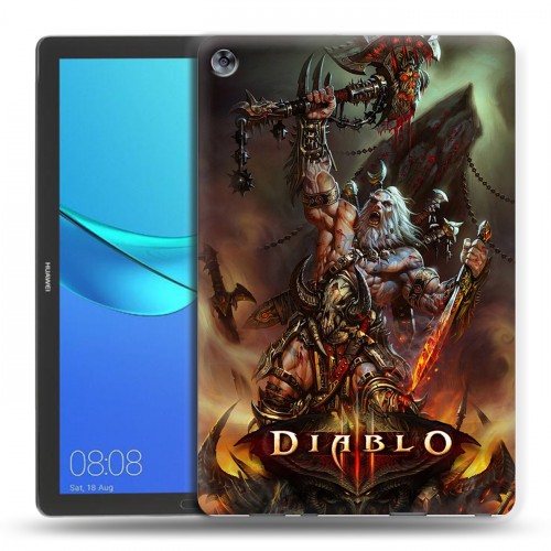 Дизайнерский силиконовый чехол для Huawei MediaPad M5 10.8 Diablo