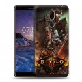 Дизайнерский пластиковый чехол для Nokia 7 Plus Diablo