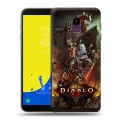 Дизайнерский пластиковый чехол для Samsung Galaxy J6 Diablo