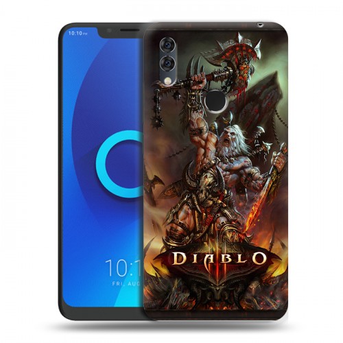 Дизайнерский силиконовый чехол для Alcatel 5V Diablo