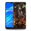 Дизайнерский пластиковый чехол для Huawei Y6 (2019) Diablo