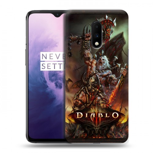 Дизайнерский пластиковый чехол для OnePlus 7 Diablo