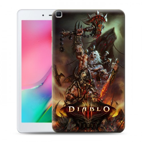 Дизайнерский силиконовый чехол для Samsung Galaxy Tab A 8.0 (2019) Diablo