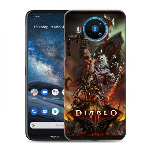 Дизайнерский силиконовый чехол для Nokia 8.3 Diablo