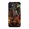 Дизайнерский силиконовый с усиленными углами чехол для Iphone 12 Mini Diablo