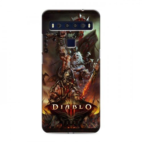 Дизайнерский пластиковый чехол для TCL 10L Diablo