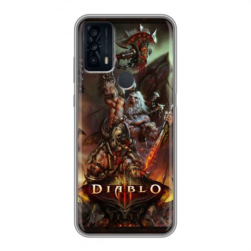 Дизайнерский силиконовый чехол для TCL 20B Diablo