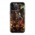 Дизайнерский силиконовый с усиленными углами чехол для Iphone 14 Pro Max Diablo