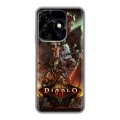 Дизайнерский силиконовый чехол для Tecno Spark 10C Diablo