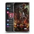 Дизайнерский пластиковый чехол для Nokia X Diablo