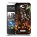 Дизайнерский пластиковый чехол для HTC Desire 616 Diablo