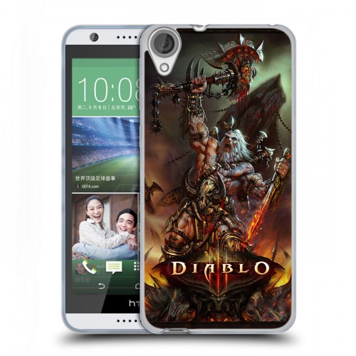 Дизайнерский силиконовый чехол для HTC Desire 820 Diablo