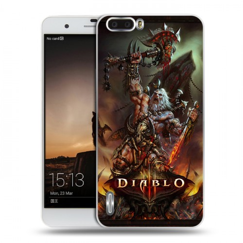 Дизайнерский силиконовый чехол для Huawei Honor 6 Plus Diablo