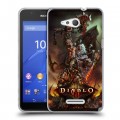 Дизайнерский пластиковый чехол для Sony Xperia E4g Diablo