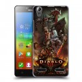 Дизайнерский пластиковый чехол для Lenovo A6000 Diablo