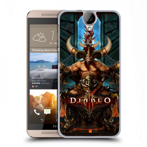 Дизайнерский пластиковый чехол для HTC One E9+ Diablo