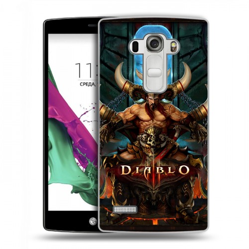 Дизайнерский пластиковый чехол для LG G4 S Diablo