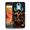 Дизайнерский пластиковый чехол для ZTE Blade X5 Diablo