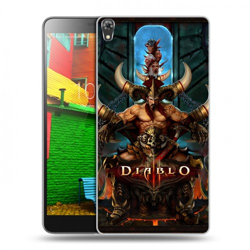 Дизайнерский силиконовый чехол для Lenovo Phab Diablo