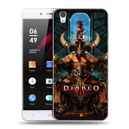 Дизайнерский пластиковый чехол для OnePlus X Diablo