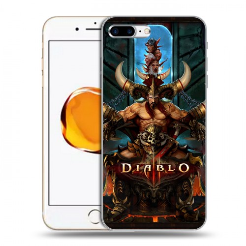 Дизайнерский пластиковый чехол для Iphone 7 Plus / 8 Plus Diablo