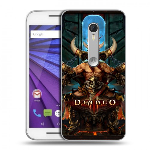 Дизайнерский пластиковый чехол для Lenovo Moto G Diablo