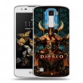 Дизайнерский пластиковый чехол для LG K8 Diablo