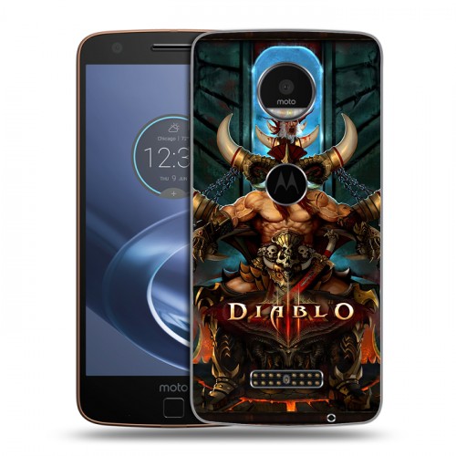 Дизайнерский пластиковый чехол для Lenovo Moto Z Diablo