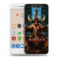 Дизайнерский пластиковый чехол для ZTE Blade V8 Diablo