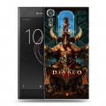 Дизайнерский пластиковый чехол для Sony Xperia XZs Diablo