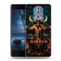 Дизайнерский пластиковый чехол для Nokia 8 Diablo