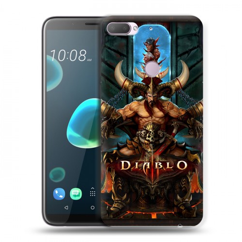 Дизайнерский пластиковый чехол для HTC Desire 12 Plus Diablo