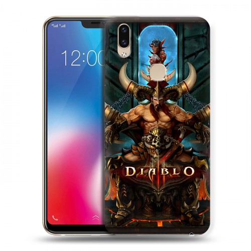 Дизайнерский пластиковый чехол для Vivo V9 Diablo