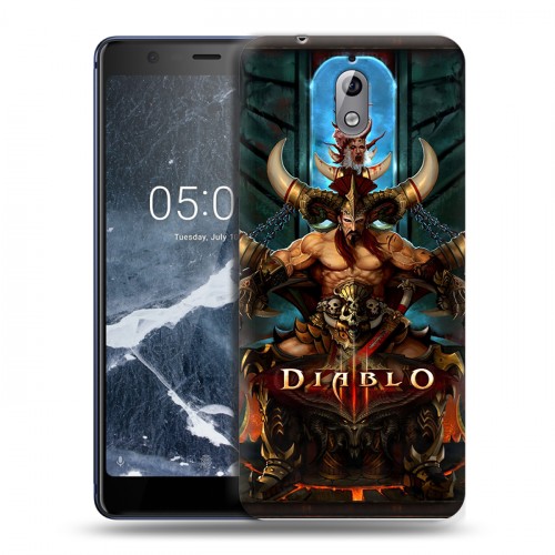 Дизайнерский силиконовый чехол для Nokia 3.1 Diablo