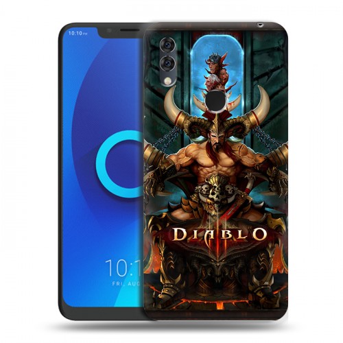 Дизайнерский силиконовый чехол для Alcatel 5V Diablo