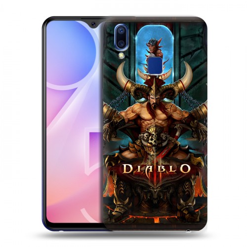 Дизайнерский пластиковый чехол для Vivo Y95 Diablo