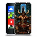 Дизайнерский пластиковый чехол для Nokia Lumia 620 Diablo