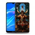 Дизайнерский пластиковый чехол для Huawei Y6 (2019) Diablo