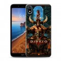 Дизайнерский силиконовый чехол для Xiaomi RedMi 7A Diablo