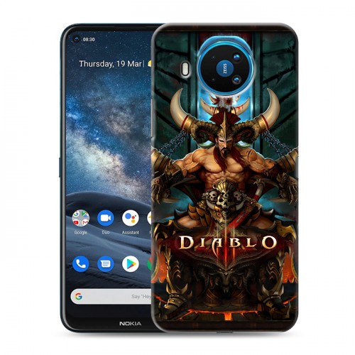 Дизайнерский силиконовый чехол для Nokia 8.3 Diablo