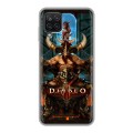 Дизайнерский силиконовый чехол для Samsung Galaxy A12 Diablo