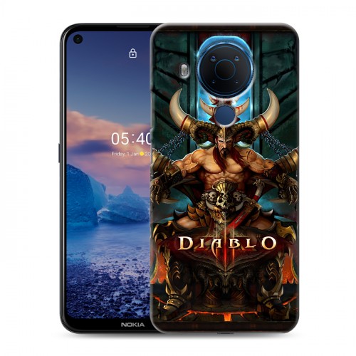 Дизайнерский силиконовый чехол для Nokia 5.4 Diablo