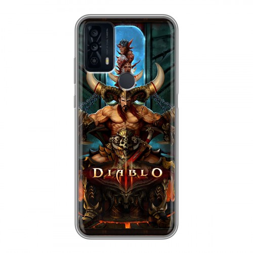 Дизайнерский силиконовый чехол для TCL 20B Diablo