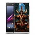 Дизайнерский пластиковый чехол для Sony Xperia Z Ultra  Diablo