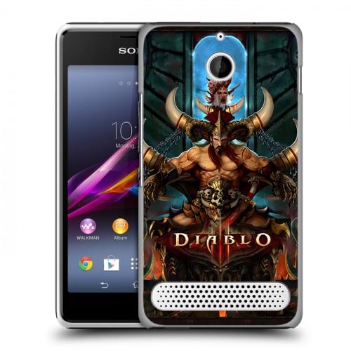 Дизайнерский силиконовый чехол для Sony Xperia E1 Diablo