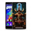 Дизайнерский пластиковый чехол для Lenovo P90 Diablo