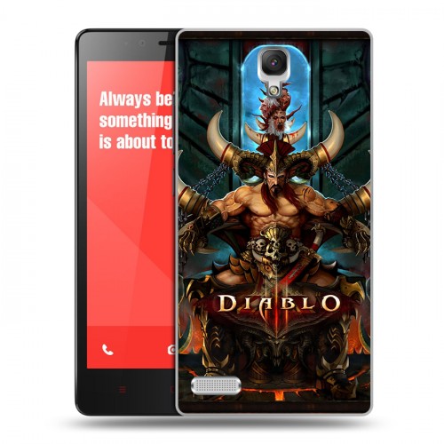 Дизайнерский силиконовый чехол для Xiaomi RedMi Note Diablo