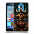 Дизайнерский пластиковый чехол для Microsoft Lumia 640 Diablo