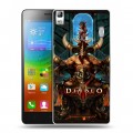 Дизайнерский пластиковый чехол для Lenovo A7000 Diablo