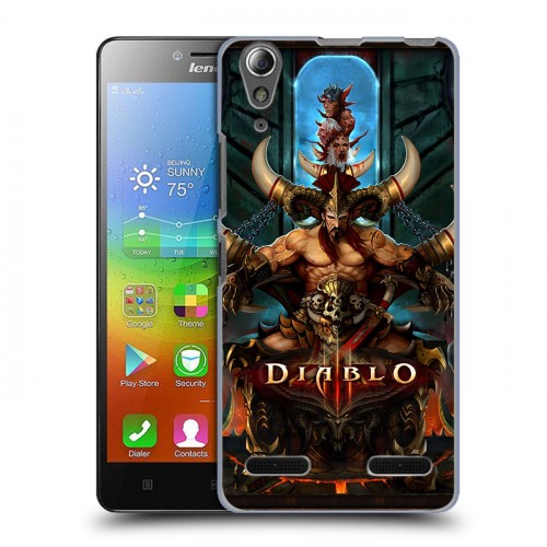 Дизайнерский пластиковый чехол для Lenovo A6000 Diablo